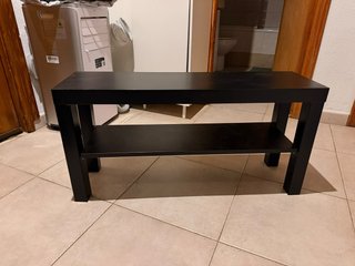 Mueble auxiliar IKEA negro
