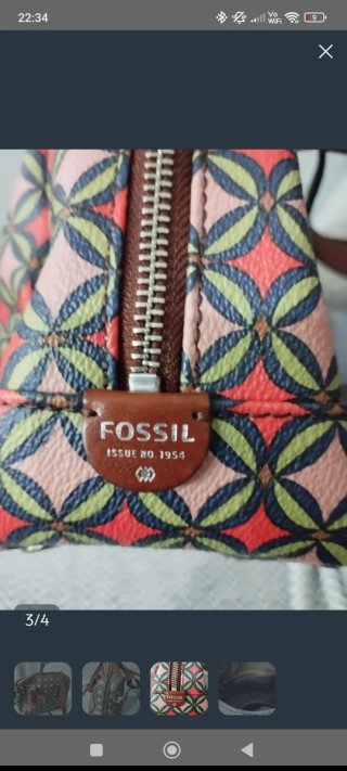 Bolso Fossil con estampado