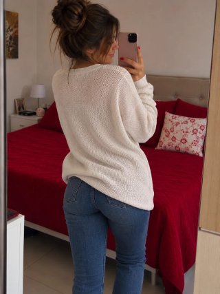 Maglione Smog bianco