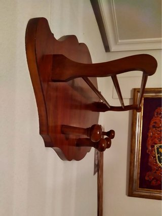 Percha de entrada de madera