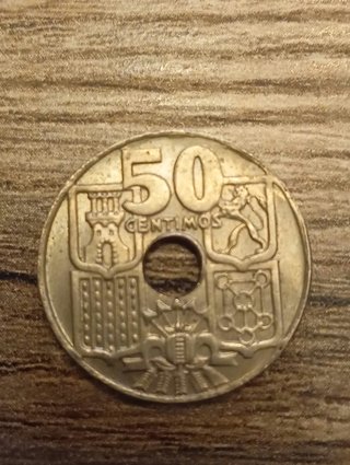 Moneda 50 Céntimos Franco 1949