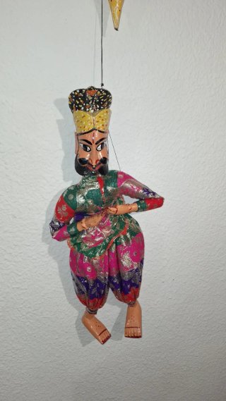 Marioneta Hindú Artesanal