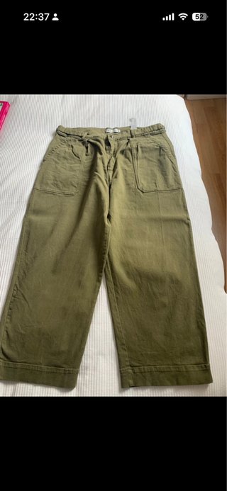 Pantalón Zara cargo verde oliva Talla XXL