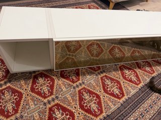 Mueble TV Flotante Blanco 180cm