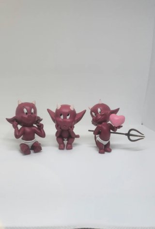 Set de 3 Figuras de Diablillos