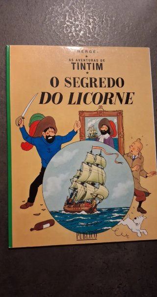 Livro As aventuras de Tintim - O segredo do Licorn