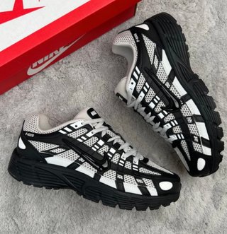 Zapatillas Nike P-6000 Blanco y Negro