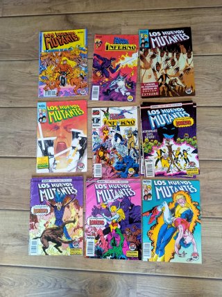 Lote comics los nuevos mutantes