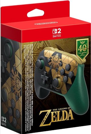 Mando Pro Controller Switch Zelda 40 Aniversario