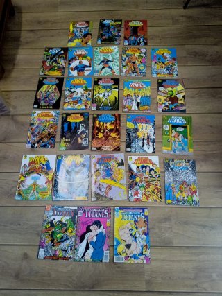 Lote comics los nuevos titanes