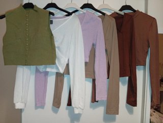 Lote de 6 camisetas variadas, de la m a la xs