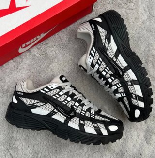 Zapatillas Nike P-6000 Blanco y Negro