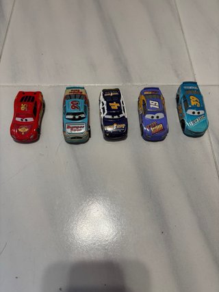 Lote de 5 coches Cars