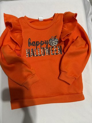 Jersey Naranja Halloween con Volantes