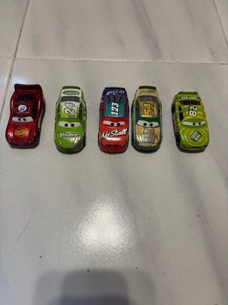 Lote de 5 coches de Cars