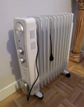 Radiador Eléctrico Portátil Blanco