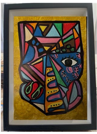 Cuadro Abstracto Pieza Única. Nuevo