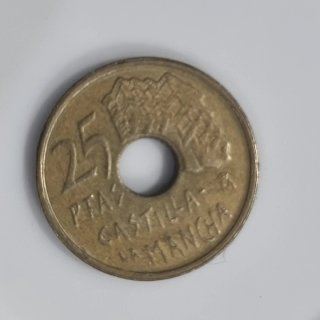 Moneda de 25 Pesetas Castilla-La Mancha