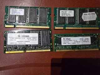 Lote de 4 Memorias RAM para PC