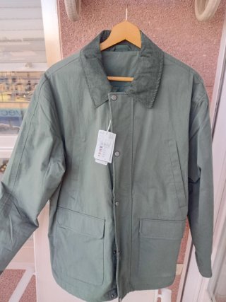 Chaqueta utilitaria estilo Barbour
