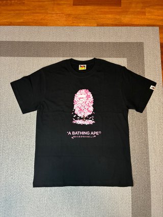 Camiseta Bape Negra con Estampado