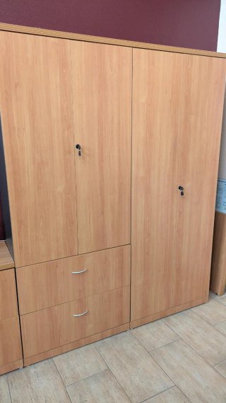 Armario de Oficina en Madera peral/ antracita