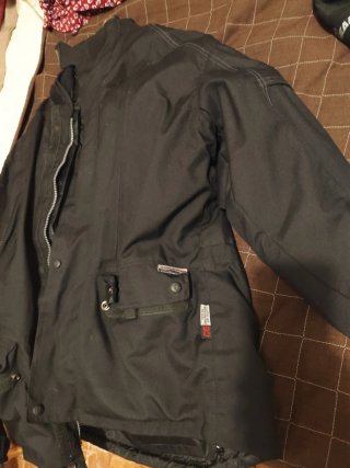 Chaqueta de Moto en Cordura Negra