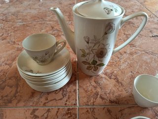 Juego de café de porcelana
