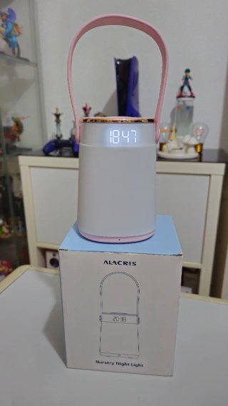 Lámpara con Reloj ALACRIS