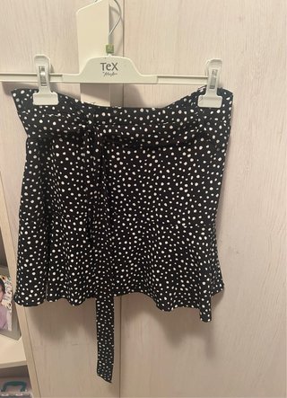 Falda pantalón de lunares