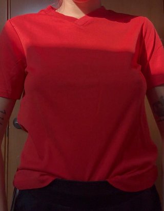 Camiseta Roja Mango Talla S