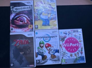 Lote de 5 Juegos para Nintendo Wii