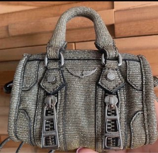 Bolso Mini Zadig & Voltaire Dorado Esta sin uso