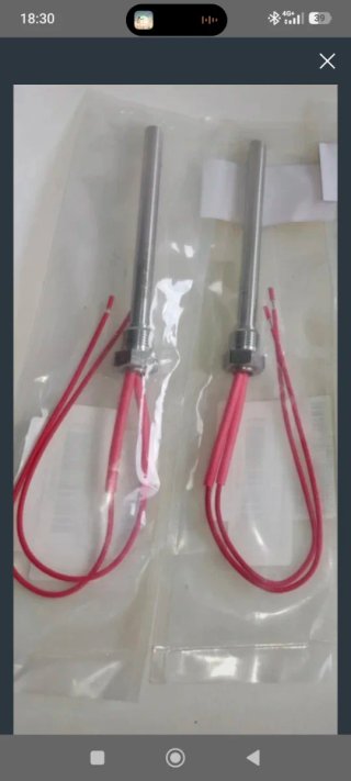 2 Resistencias Encendido Estufa Pellets 300W
