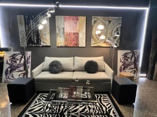 Sofá cama gris