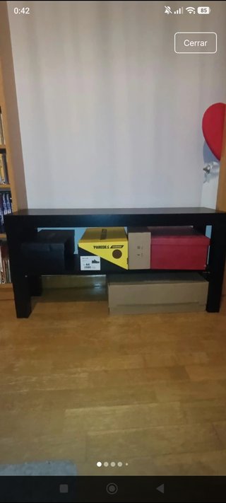 Banco Negro de Madera