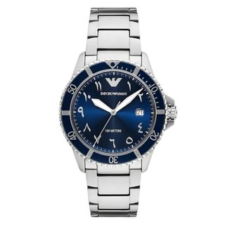 Reloj Emporio Armani Plateado y Azul