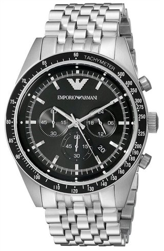 Reloj Emporio Armani Plateado y Negro
