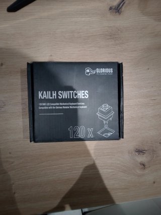 Switches Kailh Glorious 120 unidades