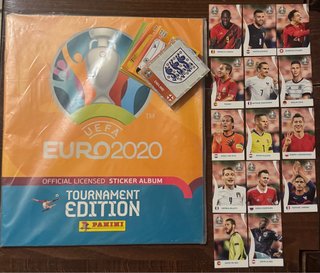 Album Panini Euro 2020 + 60 figurine +14 Coca-Cola