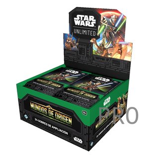 Star Wars Unlimited - Mundos de Origen: Caja de Sobres (24 Sobres) Español