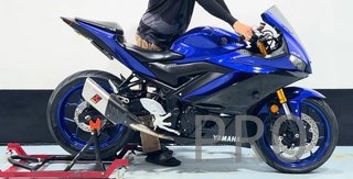 Tubo de escape Akrapovic Yamaha R3