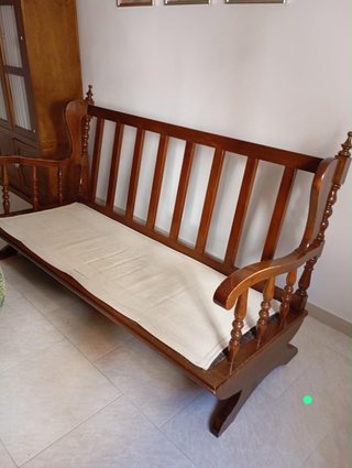 Set de 2 Sofás de Madera de Haya hecho a mano