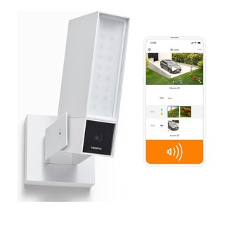 Cámara Exterior Netatmo con Sirena y Foco WiFi