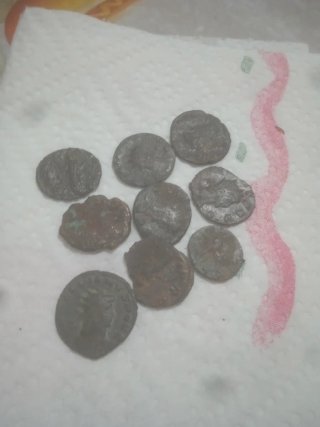 Lote de 9 Monedas Romanas Galieno