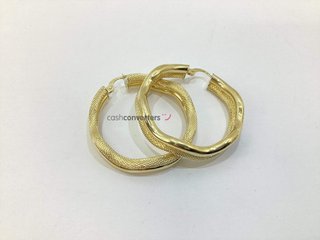 argollas oro 18k