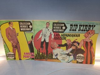 RIP KIRBY Nº 1 Y Nº 5- COLECCION HEROES MODERNOS SERIE C - DOLAR 1958