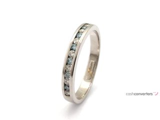 anillo oro 18k con piedra con diamante