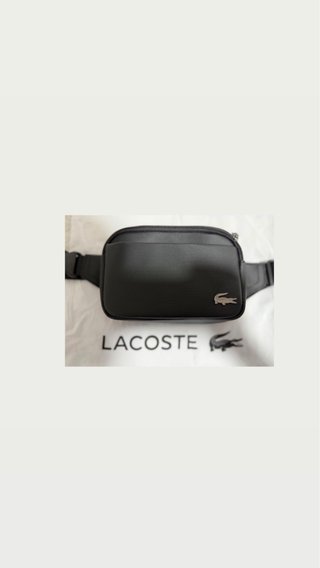 Riñonera Lacoste Negra