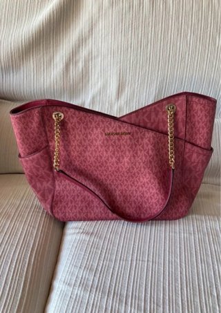 Bolso de hombro Michael Kors granate